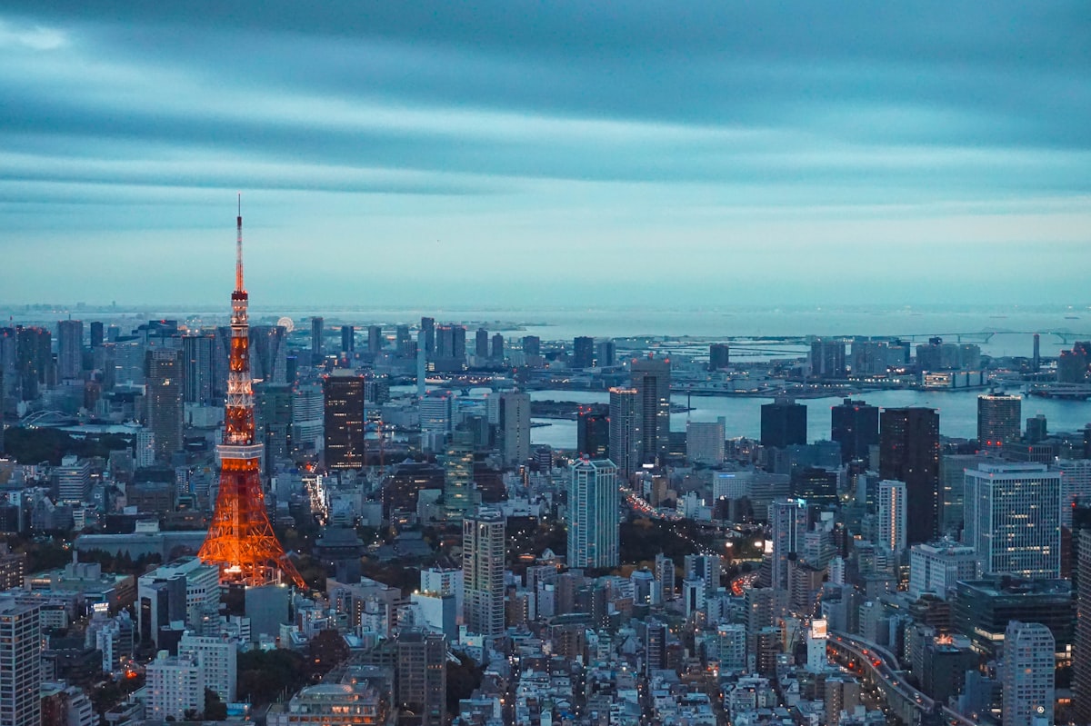 東京タワーと夜景