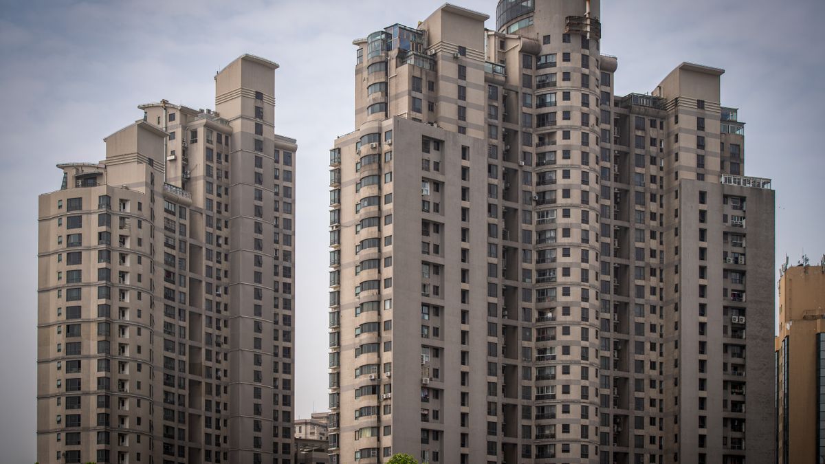 上海に建ち並ぶ高層マンション